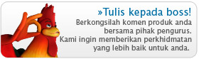 Tulis kepada boss!